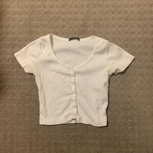 Brandy Melville White Tee